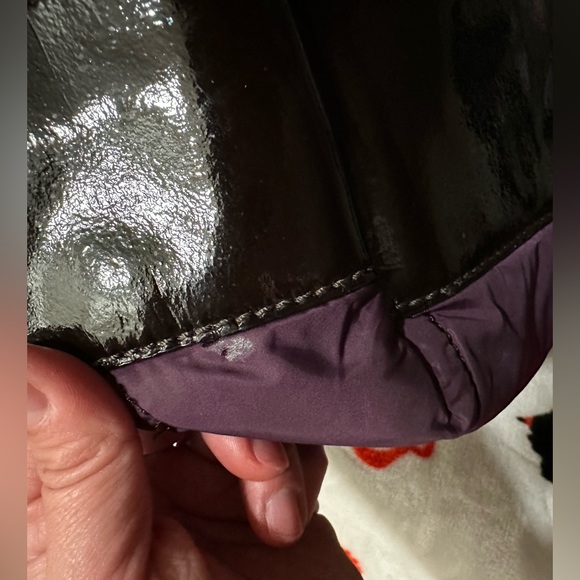 Purple Nylon Kate Spade Tote Bag Large Size - Picture 7 of 16